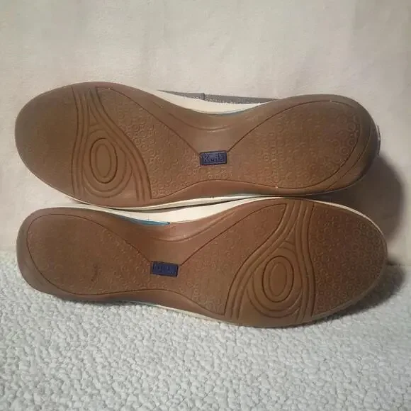 Keds Penny Loafer/Sneaker Hybrid Metallic Gray Comfort Insole - Size 8.5 - Picture 9 of 9